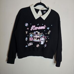 Sanrio Kuromi Collared Sweatshirt Womens Small